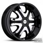 DONK S807 BLACK WITH CHROME INSERTS