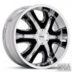 DONK S807 CHROME WITH BLACK INSERTS