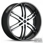 KNIGHT-6 S817 BLACK WITH MACHINED FACE